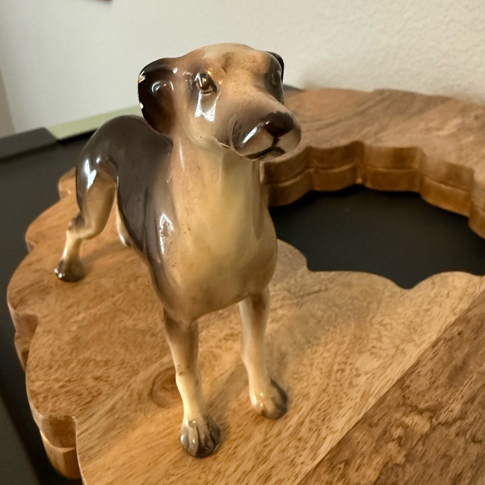 Vintage Elegant Brown and Tan Greyhound Collectible Figurine - Picture 2 of 6